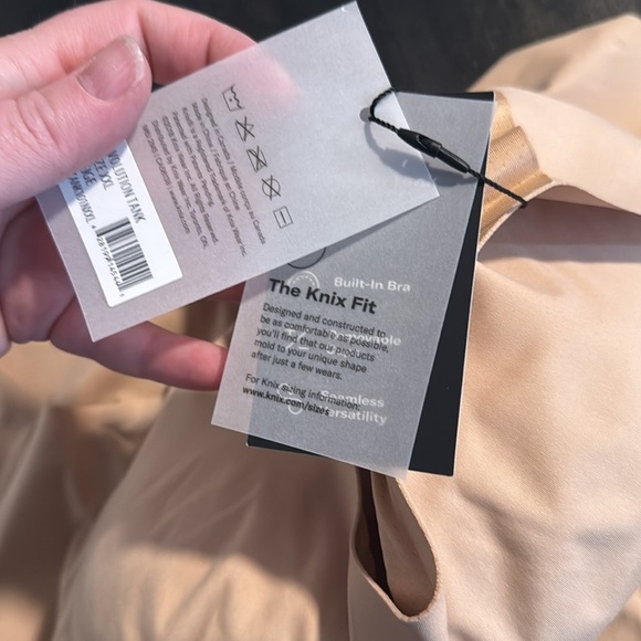 Knix Nude Evolution Smoothing Tank Built In Bra Size XXL NWT - Picture 6 of 8